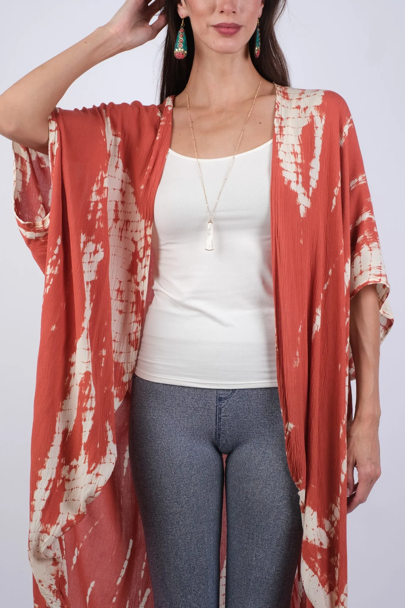225047 Blush Tie-Dye Cardigan
