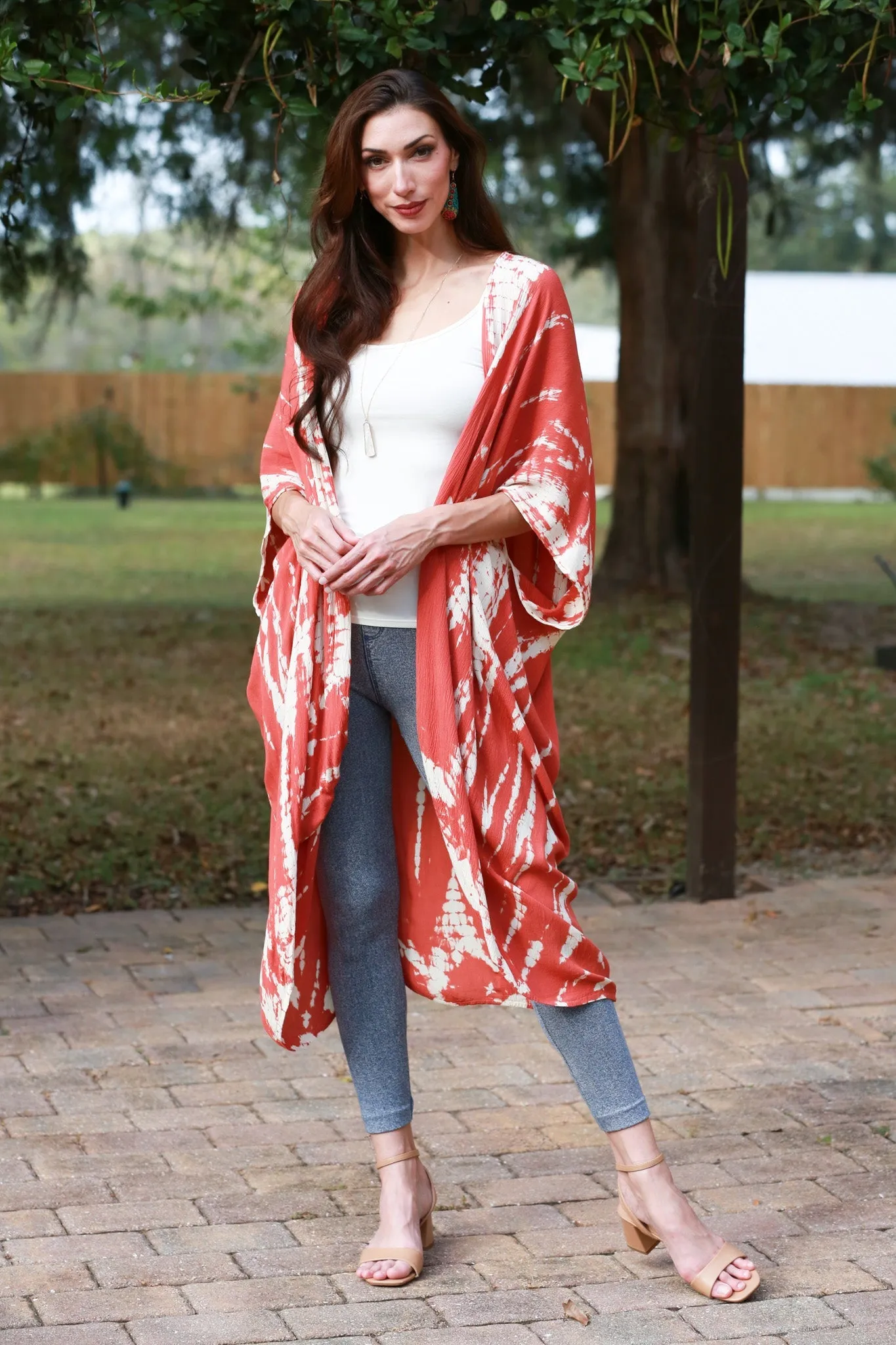 225047 Blush Tie-Dye Cardigan