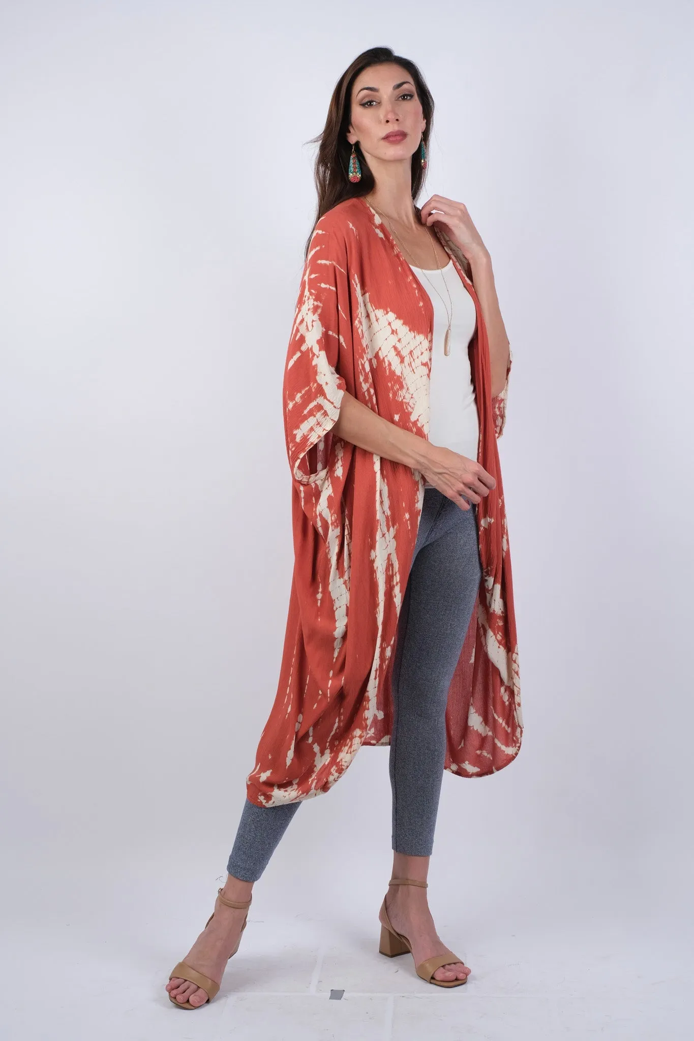 225047 Blush Tie-Dye Cardigan