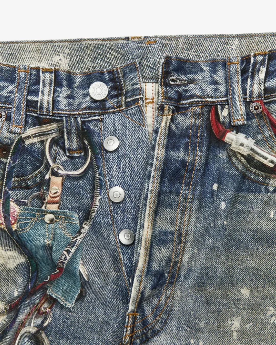 Acne Studios 1981M Printed Jeans