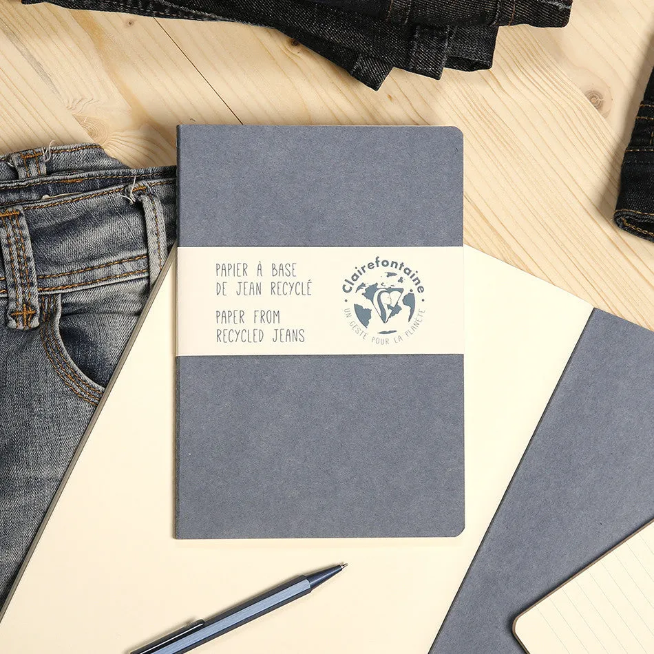 Clairefontaine Jeans Stapled Notebook A4