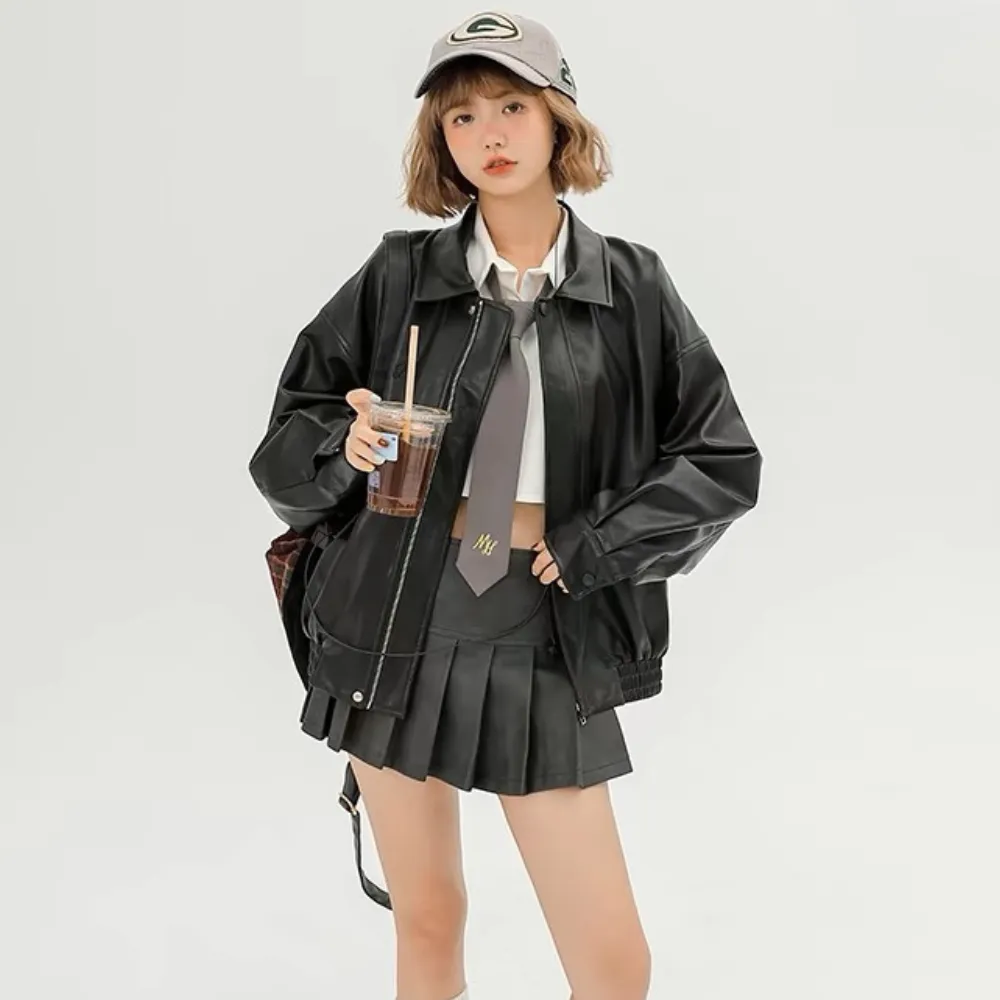 “Cool leather” Jacket
