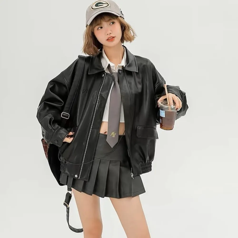 “Cool leather” Jacket