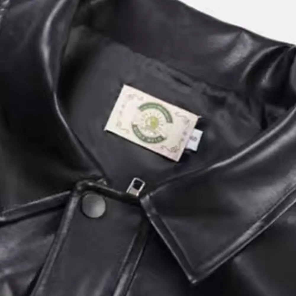 “Cool leather” Jacket
