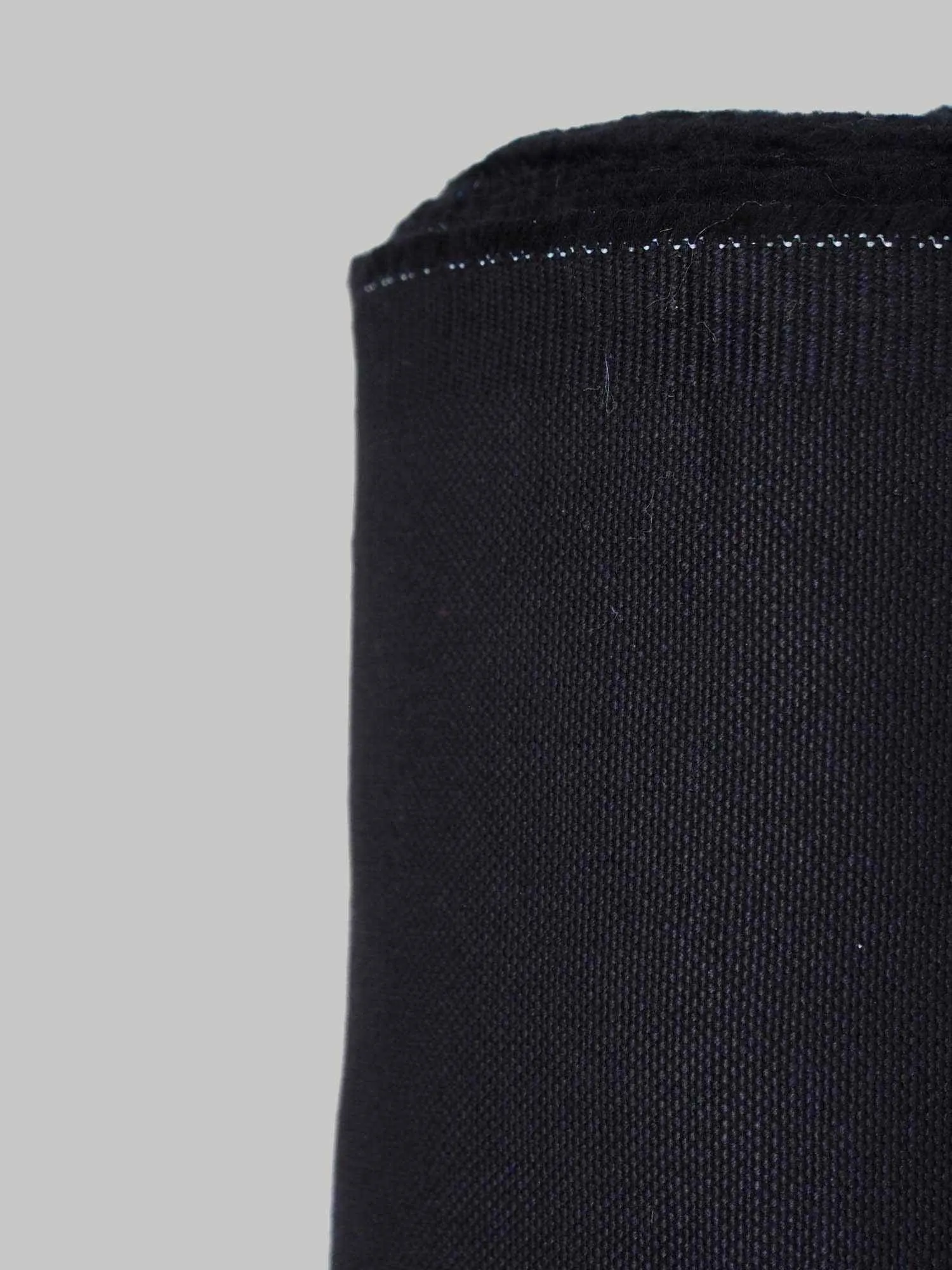 COTTON PANAMA CANVAS FABRIC • Black