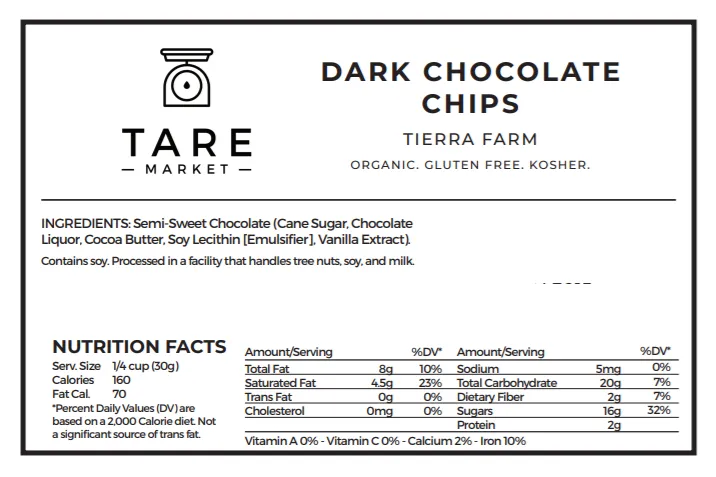 Dark Chocolate Chips