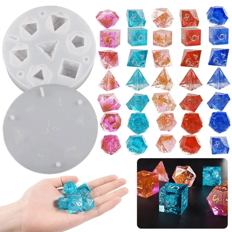 Dice Silicone Resin Mold