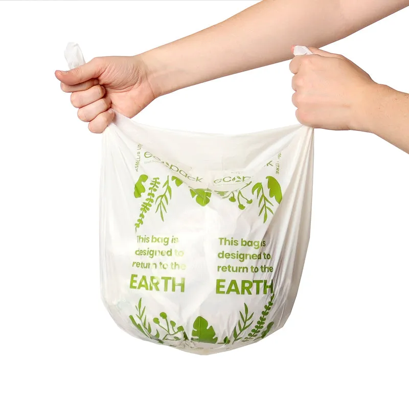 Ecopack 8L XS Compostable Bin Liners Bundle (4 Rolls/120 Bags)