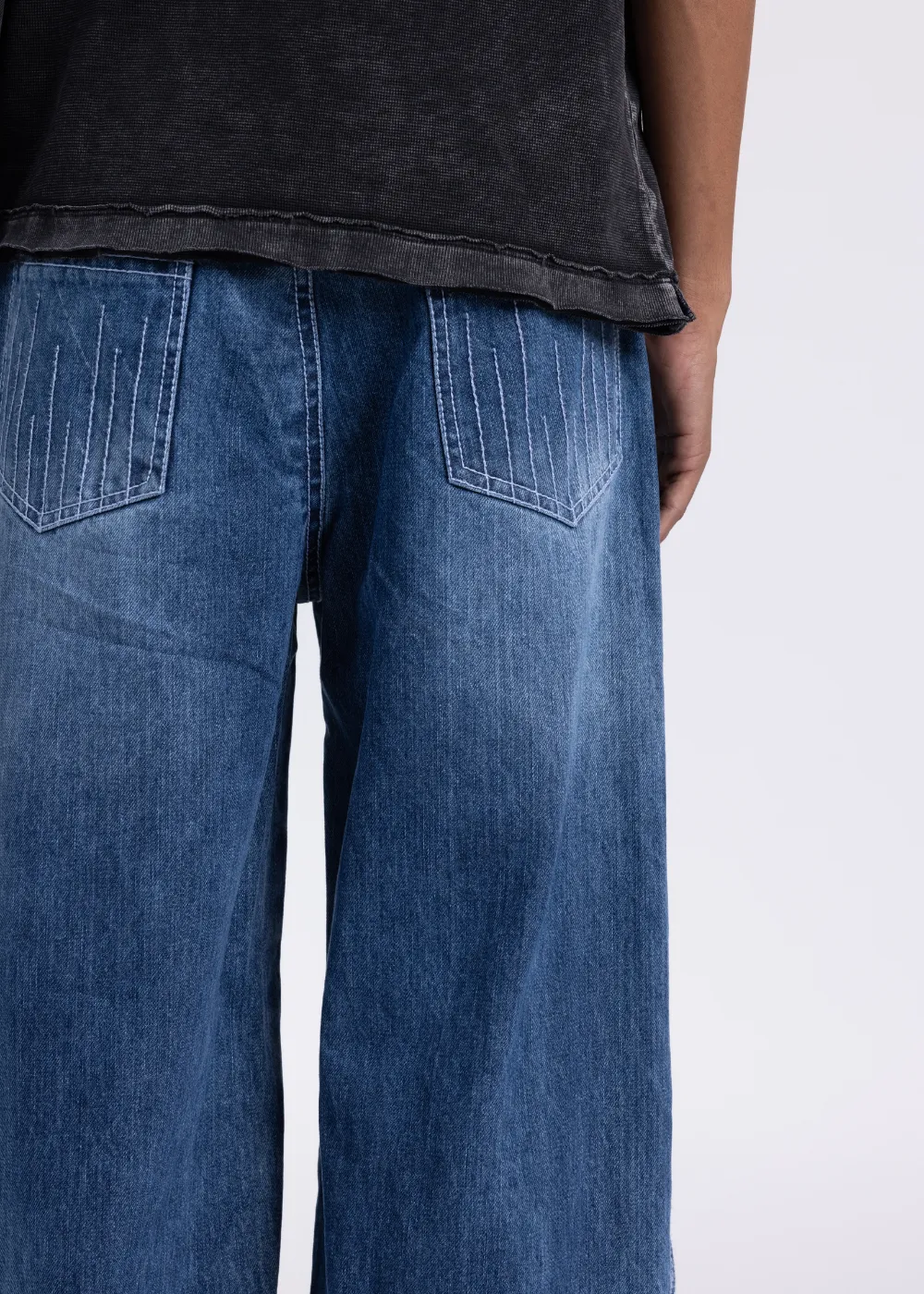 KANTHA DENIM JEAN - INDIGO WASH
