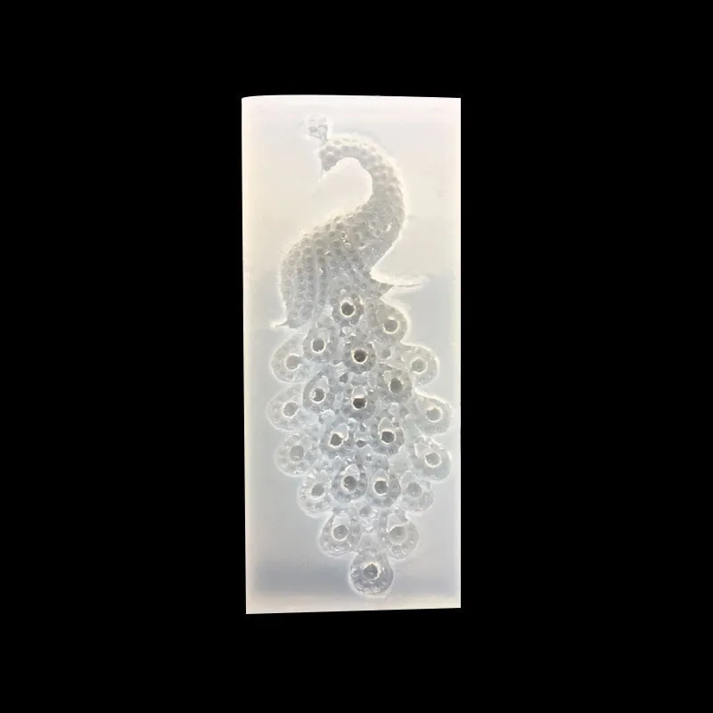 Peacock Resin Silicone Mold, Unique Mold