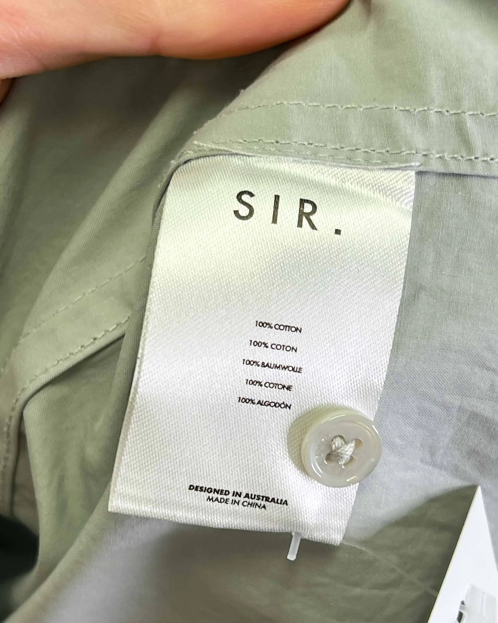 Size M - SIR Grey Shirt