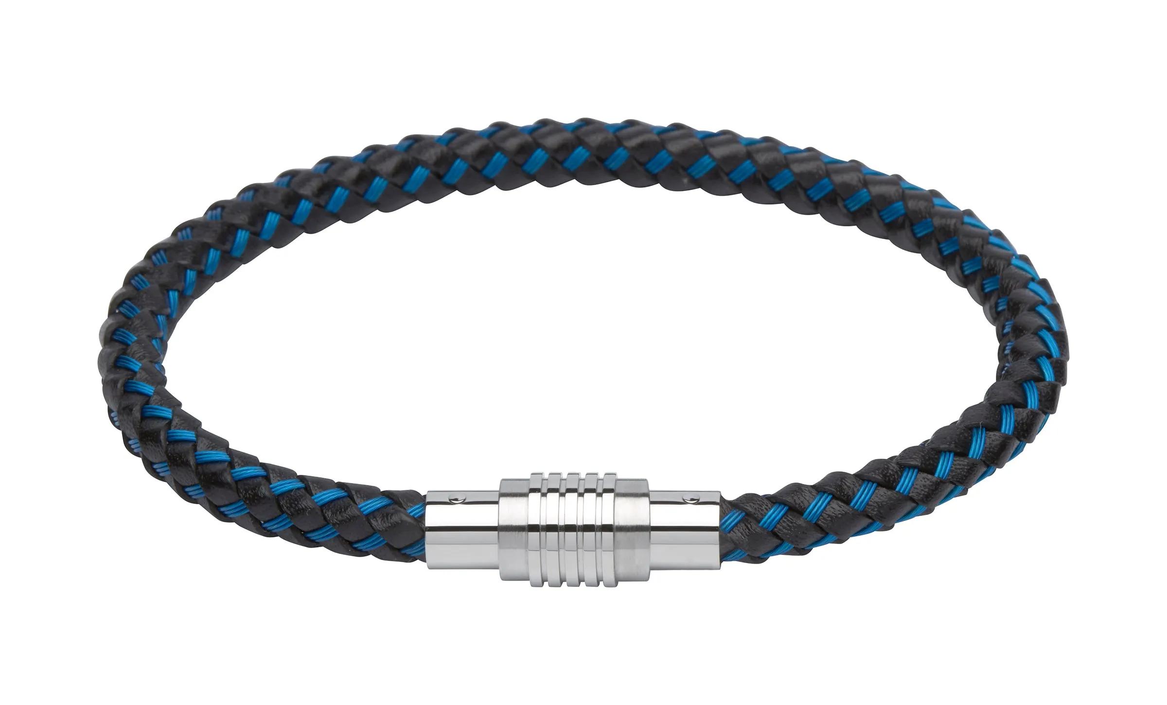 Unique & Co Blue Leather Bracelet B275BLUE