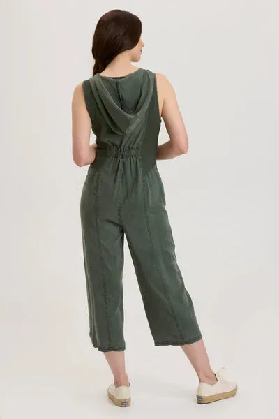 XCVI HEWITT JUMPSUIT - OLIVE GREEN - 3504HERPK